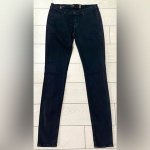 Mycelis Notify black women's skinny pants w/back stitching size 29 made in Italy